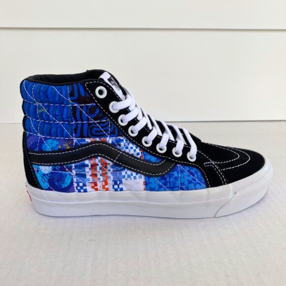 NEW Vans SpongeBob Sandy Liang Sk8-Hi 38 DX Shoes Patchwork 7 Women / 5.5 Men - Picture 9 of 16